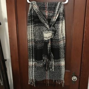 Pink, Black, and White Super Cozy Scarf